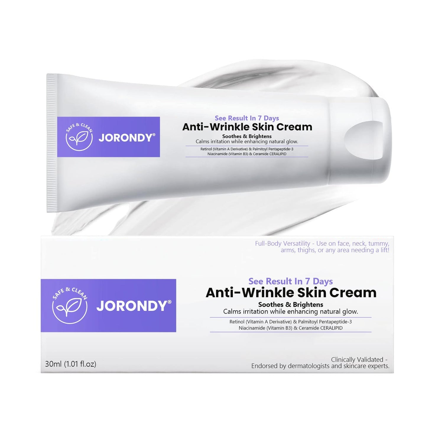 Jorondy® Anti-Wrinkle Skin Cream for Remove Wrinkles, Firms Skin, Whitening - Last Day Sale❤90% OFF