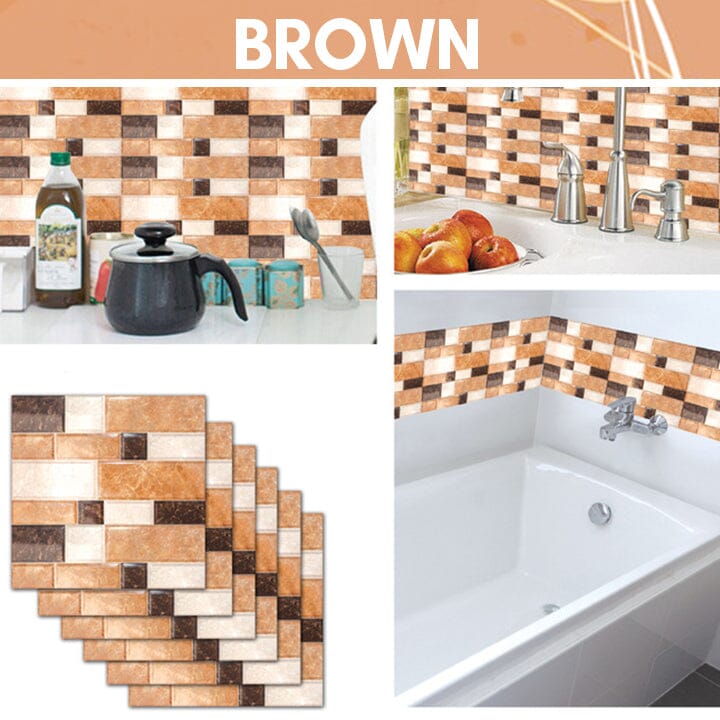 COROU® 3D Waterproof Wall Tile Stickers